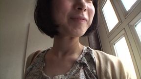 Japanese lady picked up and creampied