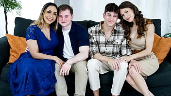 Parents&#039_ Day Orgy with MILFs and Stepsons Gone Wild
