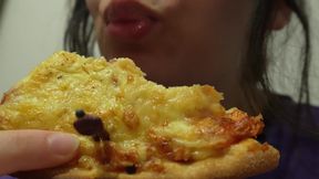 Giantess Pizza Dinner Takes a Wild Turn Tiny Man Becomes the Topping