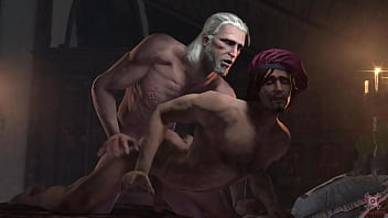 Witcher Geralt anal fucks Dandelion