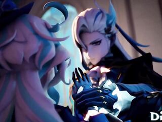 Furina Genshin Impact Compilation CG Comics Dragk Animation Aether Neuvillette