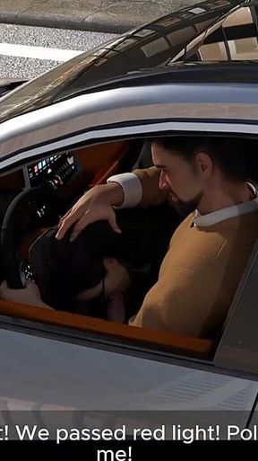 Risky Car Sex Horny Wife Vs. Scared Driver (funny Voiceover 3D) - Medical Special Care - 10ki - by Porn Game 4u