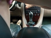 Sexy Redhead Fucks Herself With Gear Shifter and Sucks My Cock