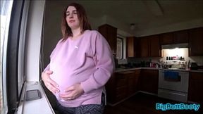 Neighbor's POV: Young Sexy BBW Gave Handjob and Blowjob Before Getting Impregnated