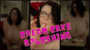 Cream Cake Sploshing Fun 720p