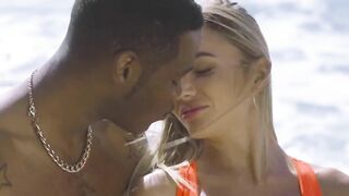 BLACKED Bae Blonde Venera Getting DPed by two Big BBC