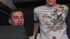 amazign gang bang in bus oin the road in paris 3