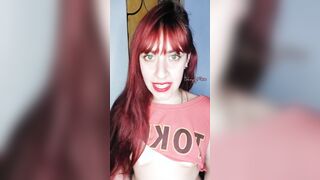 ShyyFxx humiliates her bf comparing him to his GF while sucking off his cock