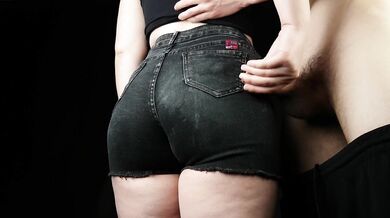 Perfect fit big ass teens jeans shorts handjob stepson