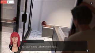 The Spellbook - Exibitionist redhead MILF masturbating in the bathroom (42)