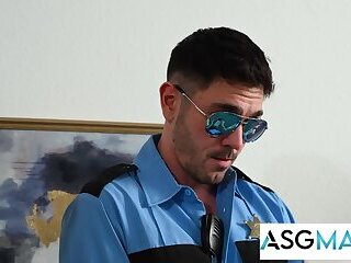 Twink Asian Store Clerk’s Steamy Stakeout with a Hung Cop