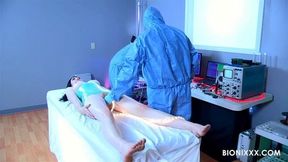 Fembot Helix Wrapped in Plastic Tested the Lab by Bionixxx
