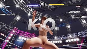【逆リョナ】DOA6　かすみからボコボコにされる（POV）