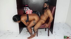 African Nigerian Wardrobe Sex With Ruzzyde