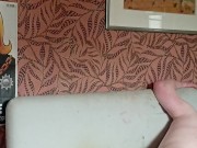 Slow motion points of view of a BBC-gangbang-thirsty gayslut , putting the hentai dildo up her ass