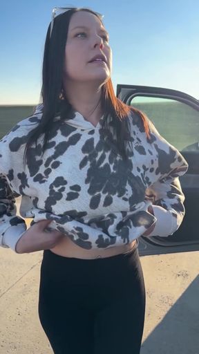 Road Trip Gone Wild Flashing and Fucking Everywhere!