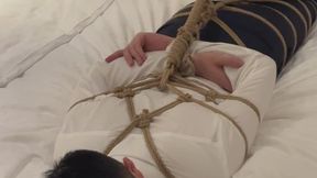 Afterparty hogtied