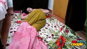 Married Indian Bhabhi Sonia gets a late-night hard fuck on the floor in
