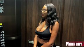 Black bitch asks to be slammed with a cock. She wants it bad