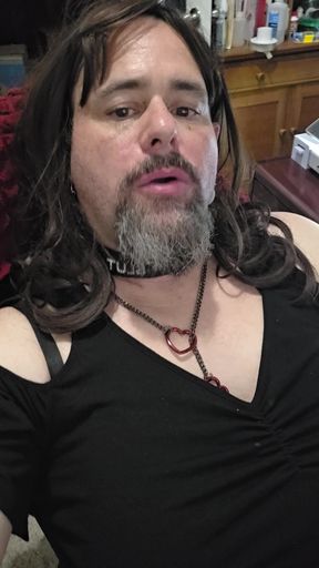 My purpose is to serve men on my knees. Opening my mouth is all I'm good for.