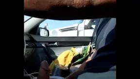 Highway Heat: Truck Driver Flaunts Massive Hard Cock to Thirsty Fans – 18+