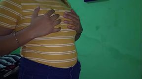 indian desi girl takes vibrator inside her big Ass..