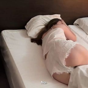 Unplanned sex in a hotel room between stepson and his stepmom