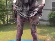 Trampoline fun…🔥