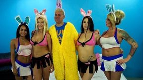 Porno Dan & Edyn Blair in a wild Easter Orgy with Guiliana Alexis!