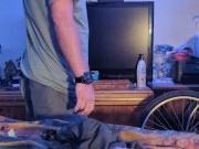 Hubby striping for me