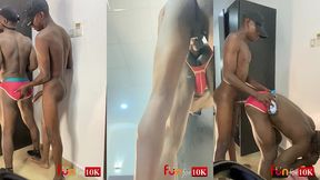 huge dick guy corners my pussy