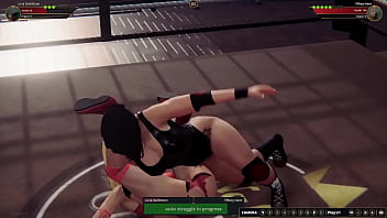 Luna DarkMoon VS Tiffany Hanz (Naked Fighter 3D)