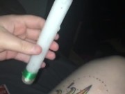leg wax play sorry its not much