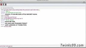 Gay teens free porn Cheating Boys Threesome!