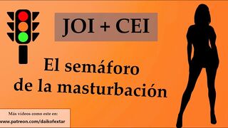 Spanish sex-rol game. Semaforo JOI.