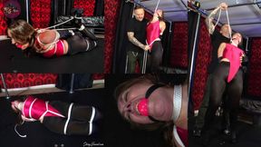 Showgirl Captured and Hogtied