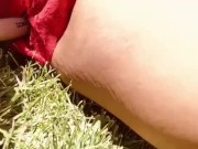 MADURA MEXICANA AL AIRE LIBRE MASTURBÁNDOSE | SQUIRT