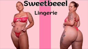 5 minutes trying on new lingerie... Does lilac or red excite you more?