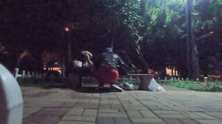 JSXHuan seduces strangers on the side of the road for steamy blowjob & cumshot action