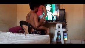 Watching Rick and Morty with my stepsister and we end up fucking again