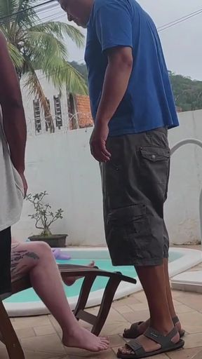 I had a lot of desire to know what a dp was like, I took advantage of my two employees to fulfill my wish   Clip 1