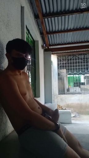 Fleshlab Twinks I Wanked with a Stranger Outdoor Until We Both Cum