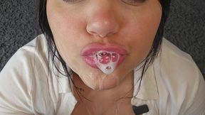 i’m the office cumslut now, honey