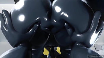 Um monstro fudendo um clone