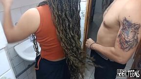 my stepmother s friend comes to fuck me and cums in my ass