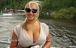 Pretty blonde Cherlyn with beautifull big titties