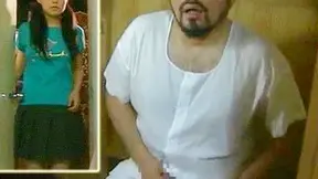 JAV Teen Caught Stepdad Masturbating in Bathroom