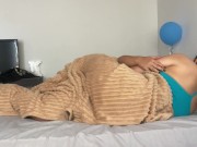 Hot and very wet sex under the blanket