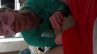 SHY 18 YEAR OLD ROOMMATE SURPRISES ME BY SUCKING MY DICK UNTIL SHE GET ALL MY CUM
