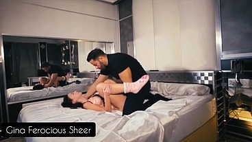 Nick Moreno destroys Gina Ferocious small pussy in wild fuck amateur